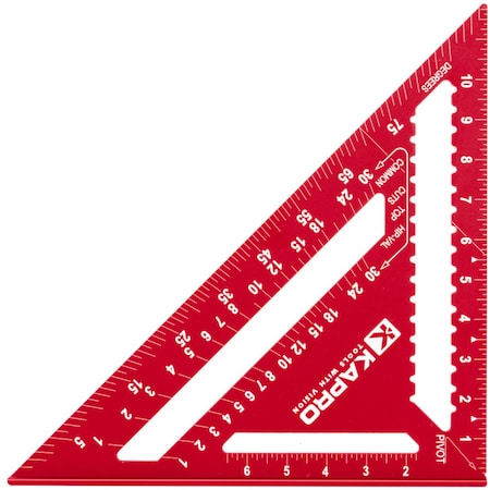 Kapro Tools Kapro 446 High Definition Anodized Rafter Square - 12in 446-12